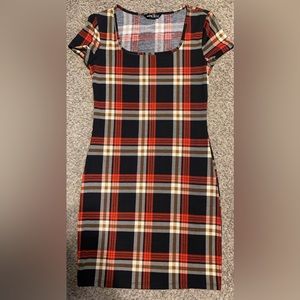 Plaid Mini Dress